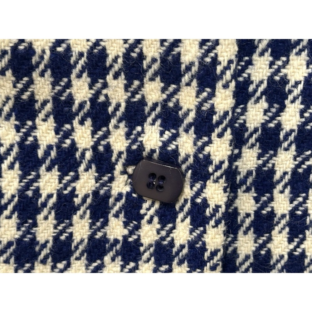 Vintage Donegal Handwoven Tweed Suit Colette Modes Dublin Wool Houndstooth Sz 12 - Picture 5 of 15